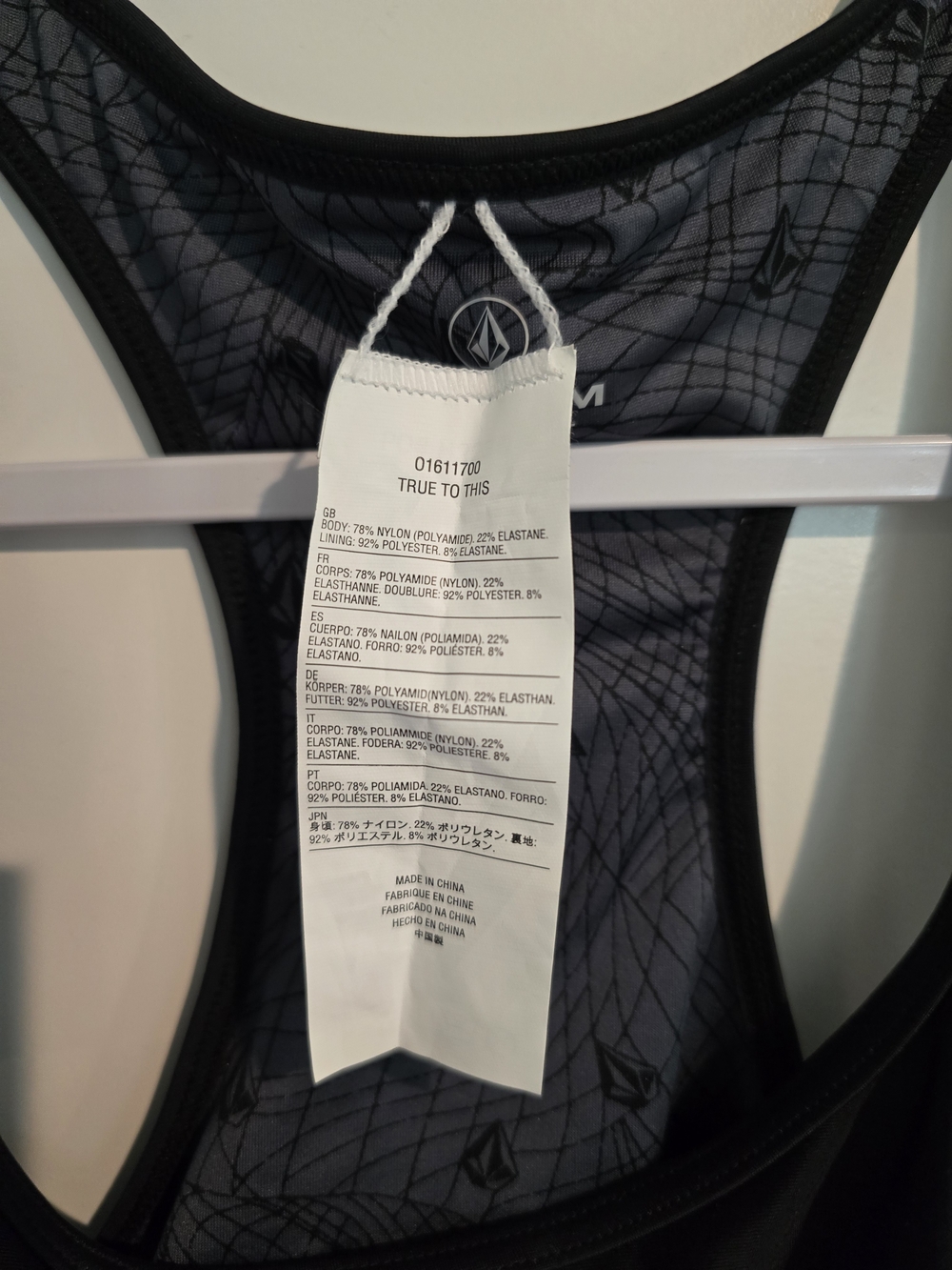 Volcom Black Simply Solid Tankini - Picture 7 of 13